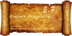 Englert Priszcilla névjegykártya